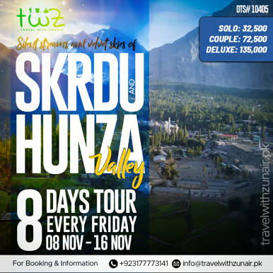 TRAVEL WITH ZUNAIR campaign
