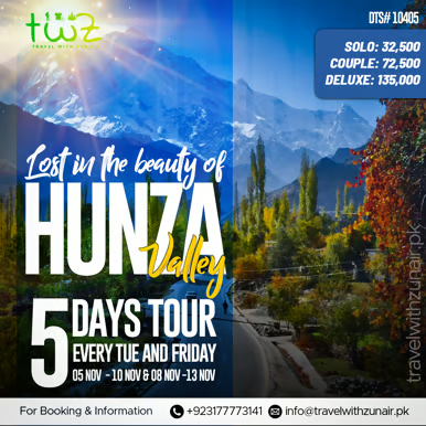 TRAVEL WITH ZUNAIR campaign