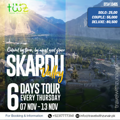 TRAVEL WITH ZUNAIR campaign